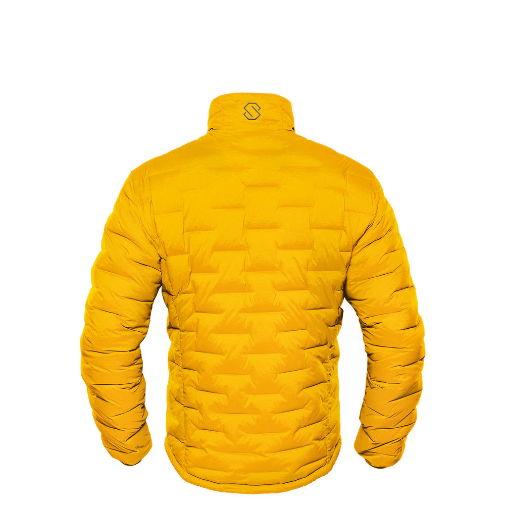 Men's Stretch Down Jacket Yellow Stellar Equipment