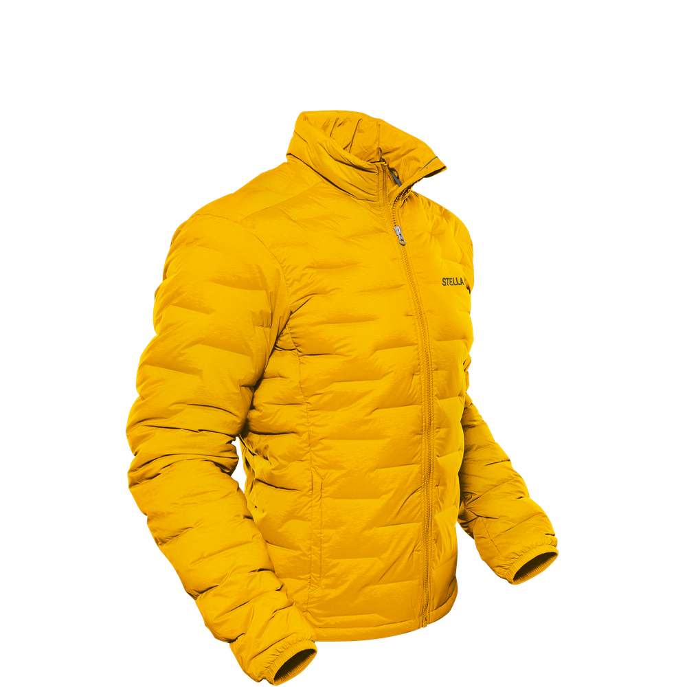Men's Stretch Down Jacket Yellow Stellar Equipment