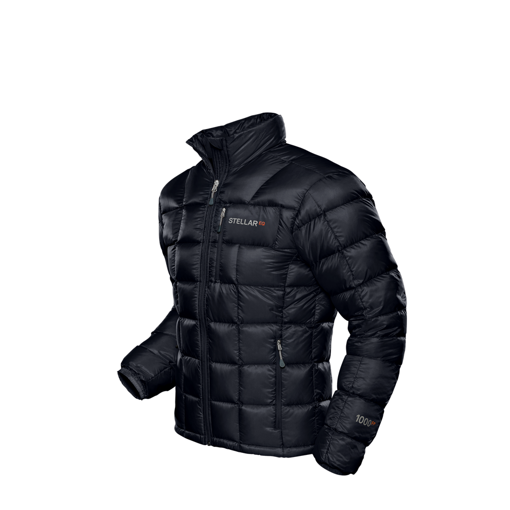 Men's Ultralight Down Jacket BluBlack Stellar Equipment