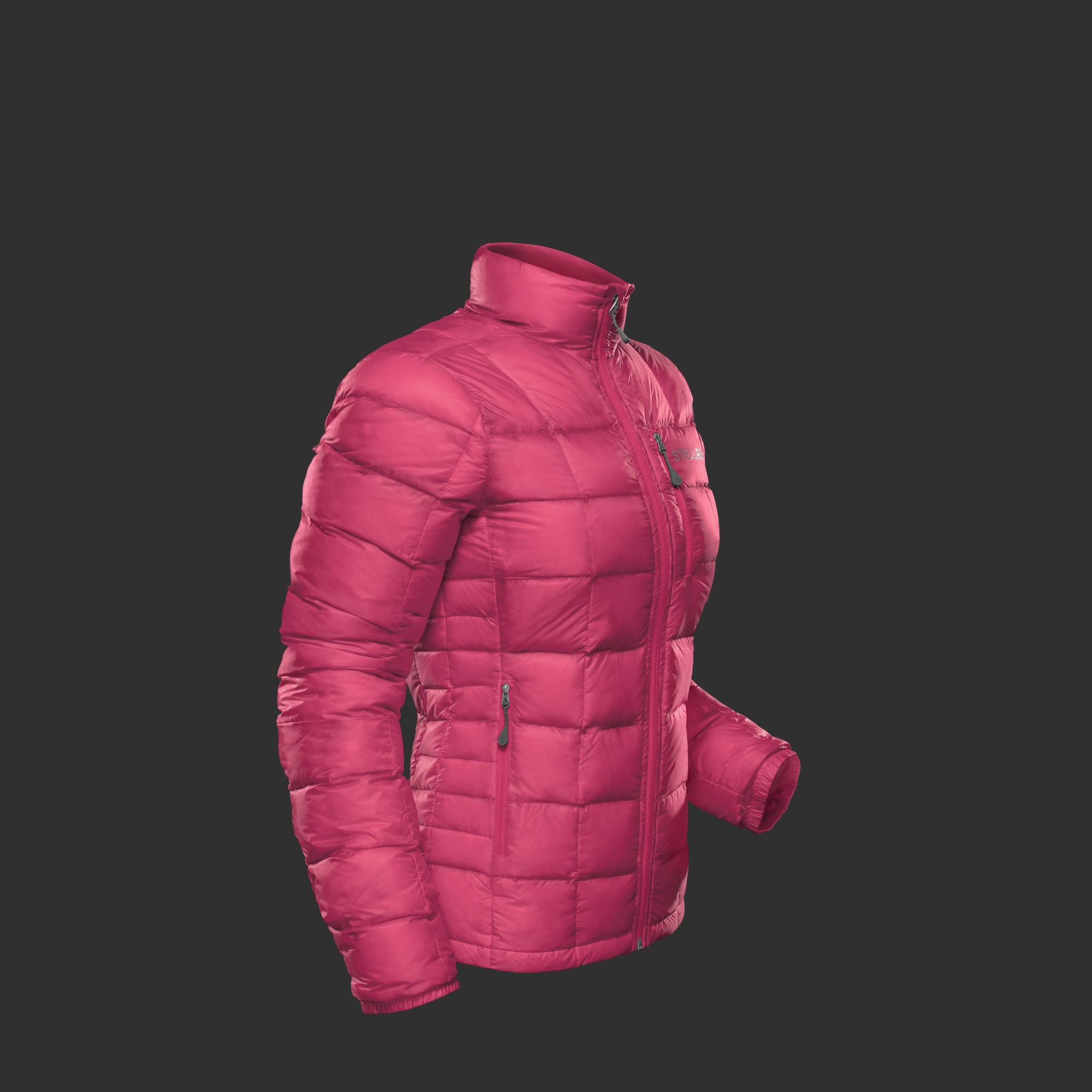 Women's Ultralight Down Jacket Pink Stellar Equipment