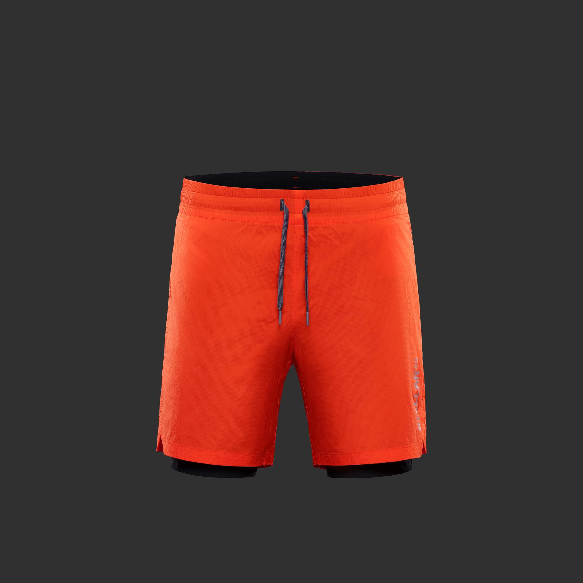 Men's Running Shorts Orange Stellar Equipment
