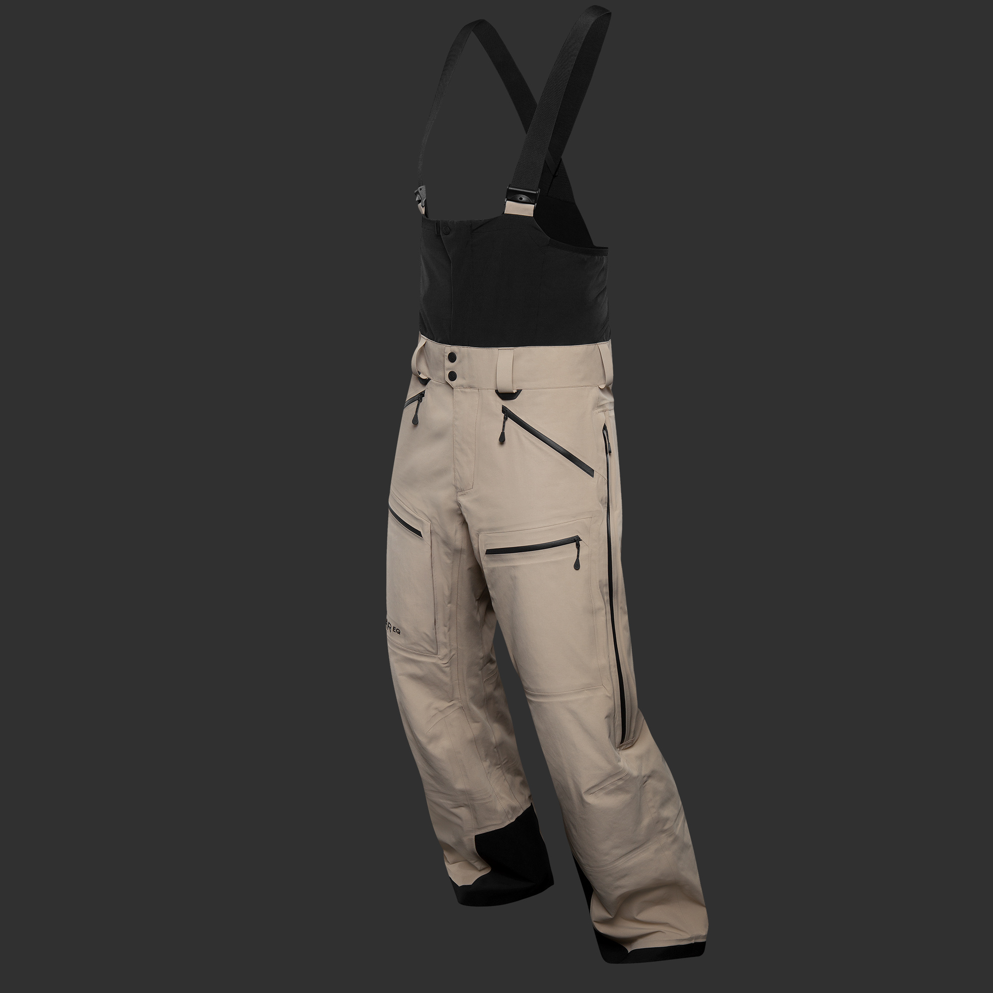 M Free Shell Bibs 2.0 Khaki Stellar Equipment