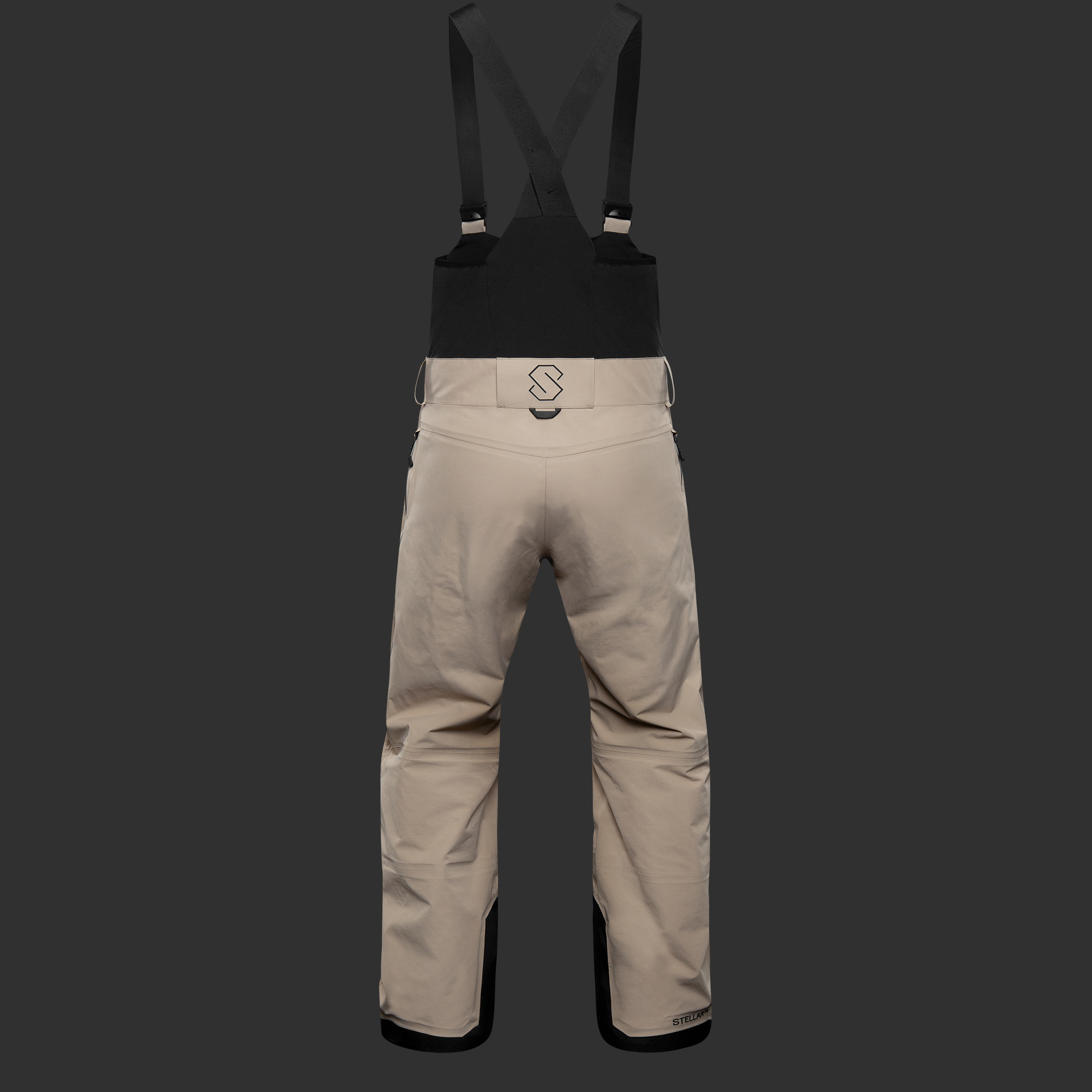 M Free Shell Bibs 2.0 Khaki Stellar Equipment