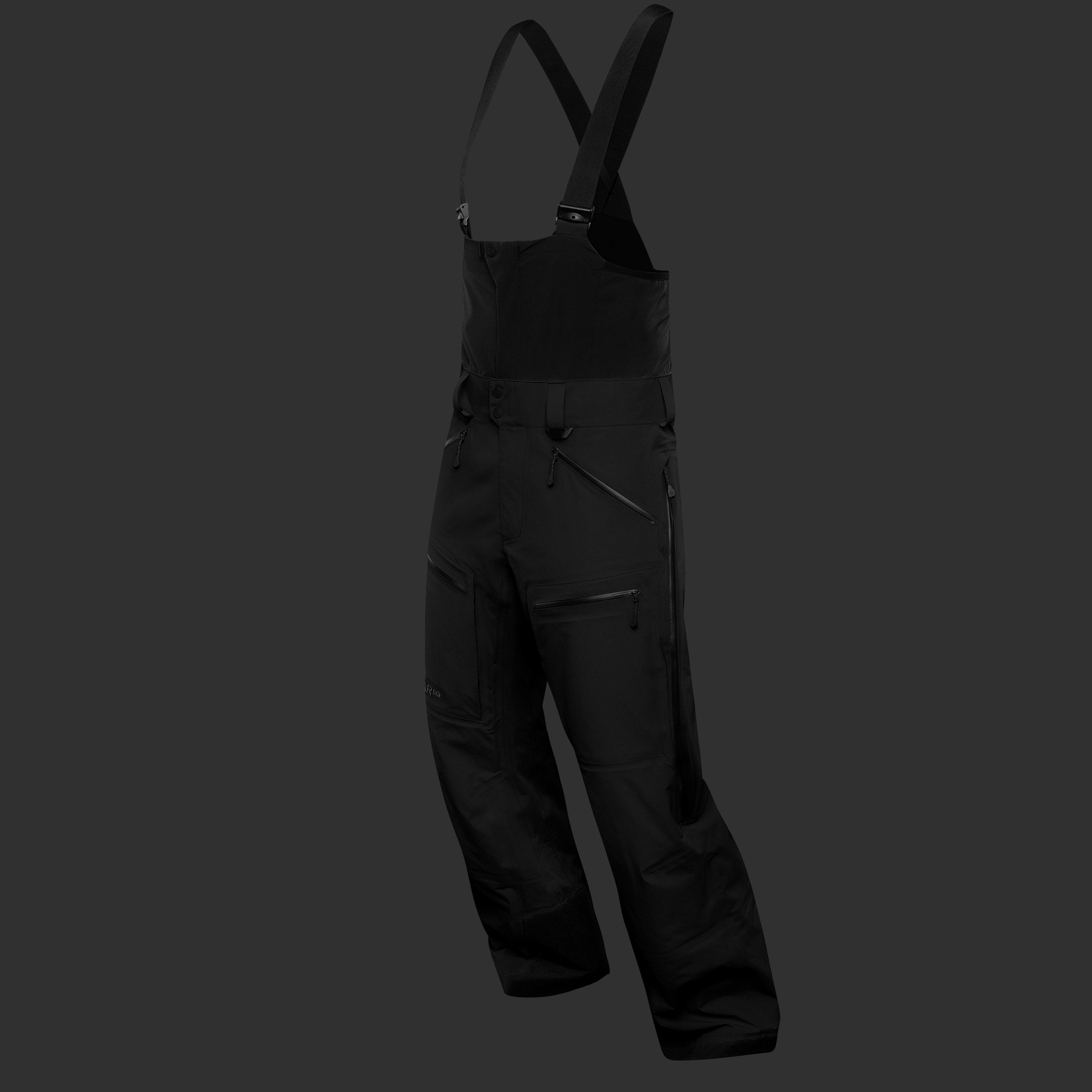 M Free Shell Bibs 2.0 Black Stellar Equipment