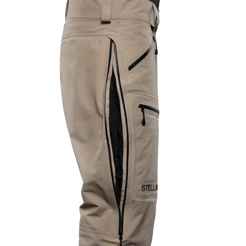 M Free Shell Bibs 2.0 Khaki Stellar Equipment