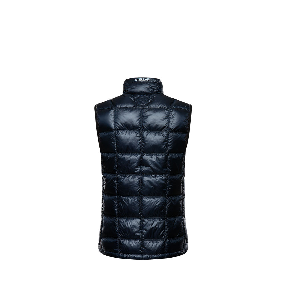 Women's Ultralight Down Vest BluBlack Stellar Equipment