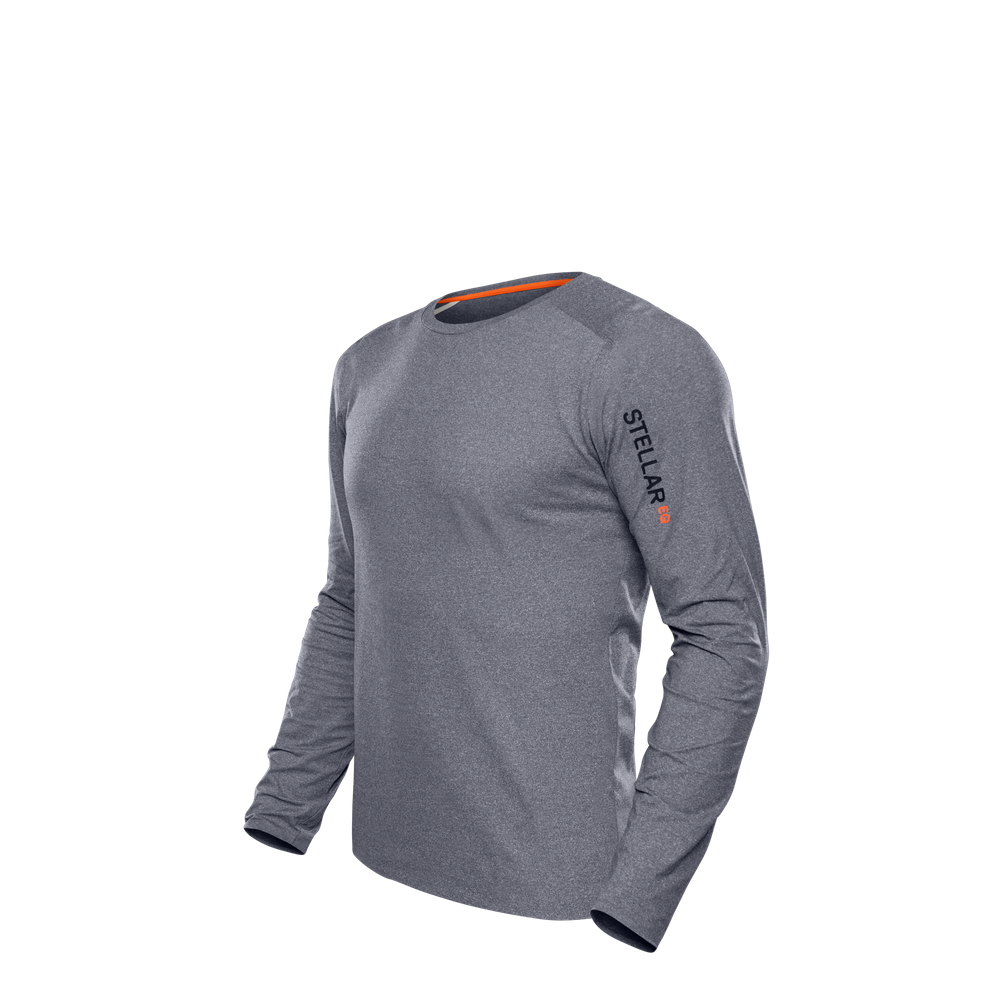 Men's Stellar Tech LS Grey Melange Stellar Equipment